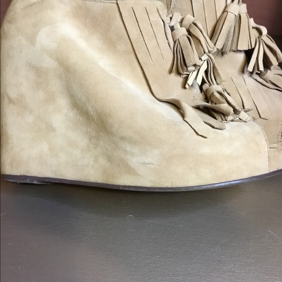 Jeffrey Campbell suede wedges size 9.5 - Picture 4 of 8
